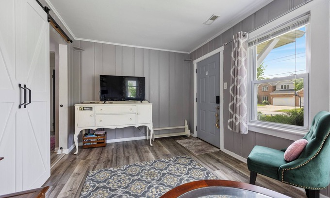 Westmont Maison | Gorgeous Cottage in Westmont, with massive fenced garden pet friendly, sleeps 5.