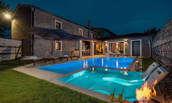Melnica Maison | Superbe maison à Barban avec sauna