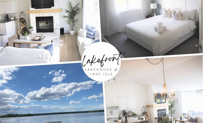 Silver Sands Maison | Gorgeous Lakefront Cottage, Private beach & Ice Fishing Shack🎣 45 min from Edm