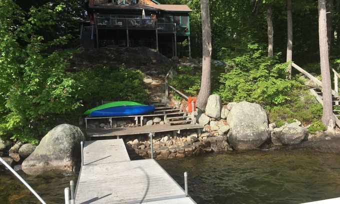 South Casco Maison | Magnifique maison au bord du lac sur le lac Sebago!