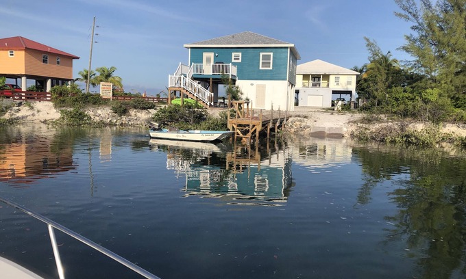 Cherokee Maison | Gorgeous New Waterfront Cottage w Private Dock Views Boat Kayaks Bonefish Flats