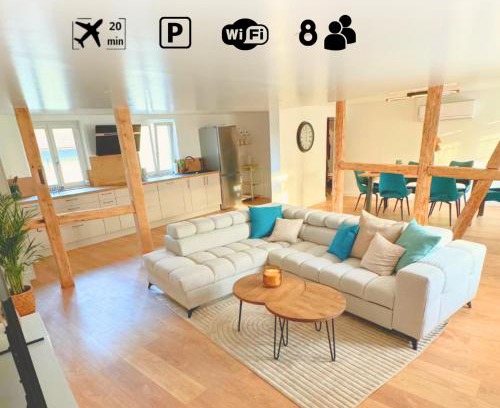 Steinbrunn-le-Bas Appartement | Grand appartement chaleureux
