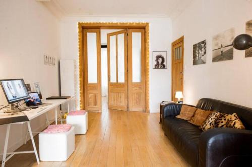 Sint-Gillis Appartement | Grand appartement d'artiste cosy et proche de tout