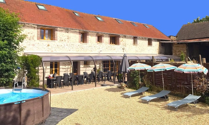 Chaignes Maison | Grand Domaine Nature proche Paris /8 chambres-24 pers / Activités outdoor-indoor