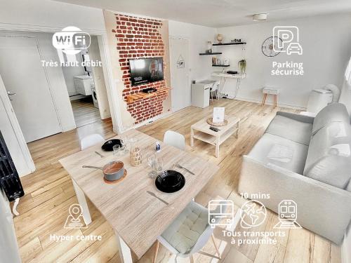 Beauvais Appartement | Grand T2 au RDC hyper centre Navette et Sauna en option