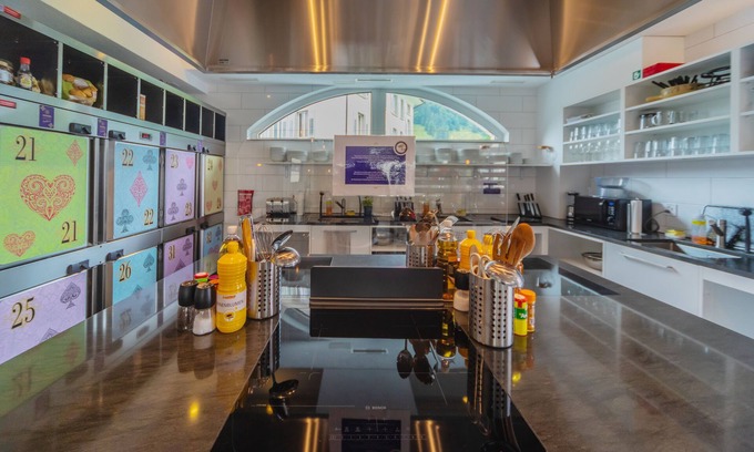 Engelberg Maison | GRAND your home with common kitchens with self check-in