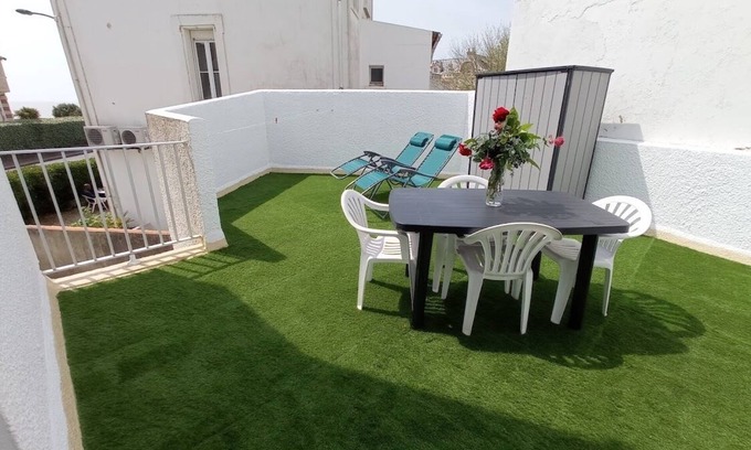 Royan Appartement | Vue mer-plage Grande Conche, sublime terrasse de 30m2 équipée