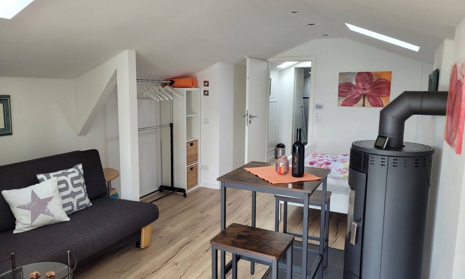 Grassau Maison | Grassau Zentrum, DG Apartment, Balkon, Bergblick