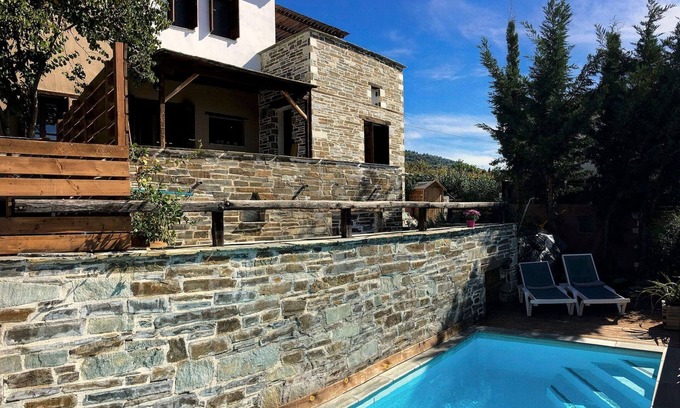 Agios Vlassios Villa | Villa du Grand Pelion | Villa Iris | 4 chambres | Piscine privee | Aghios Georgios