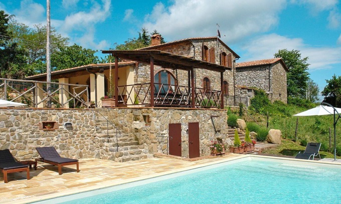 Montieri Villa | Green oasis of peace! Tuscan country house 10 pers. Panoramic view pool