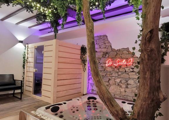 Quartier Chorier-Berriat Hôtel | Grenoble LA SUITE 2 spa jaccuzzi et sauna privatif