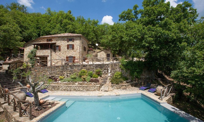Bivio Lugnano Villa | Grillo - Trois Chambres Villa, Couchages 6