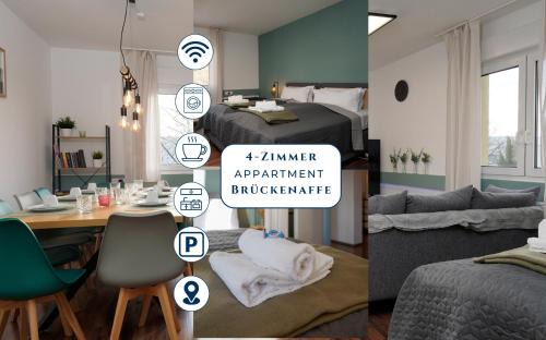 Rohrbach Appartement | Große, gemütliche 4-Zimmer-Ferienwohnung mit guter Verkehrsanbindung im Süden von Heidelberg