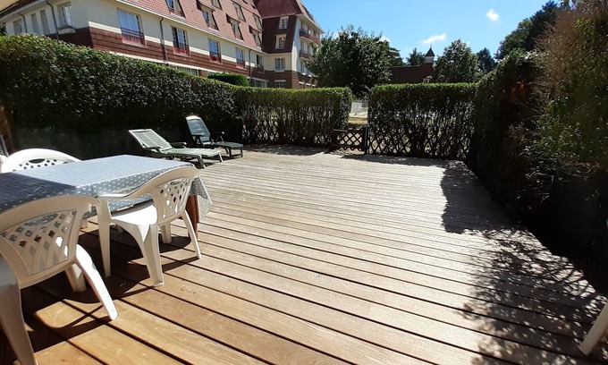 Condette Appartement | Appartement RDC avec terrasse & piscine chauffée