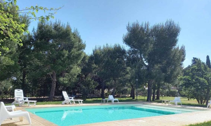 Specchiolla Maison | Group villa, pool,12 guests, 2 independent villas, bbq, 3 km sandy beaches