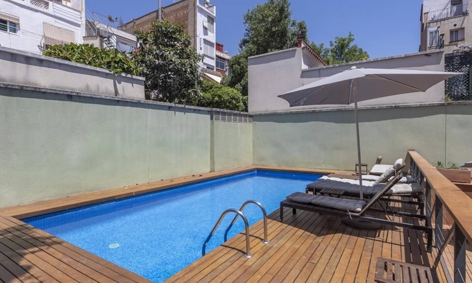 la Vila de Gracia Appartement | Groupes à Gracia 3 chambres 10 pax avec WiFi gratuit Piscine et terrasse