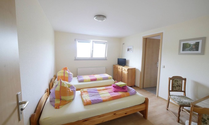 Melchow Appartement | Guest room 1 with shared kitchen for 2 persons