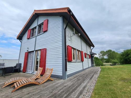 Rerik Chalet De Ski | H12 Holz-Ferienhaus Haffblick Russow nahe Ostseebad Rerik
