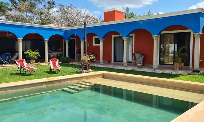Merida Municipality Maison | Hacienda Cholul pool, harmony and fun