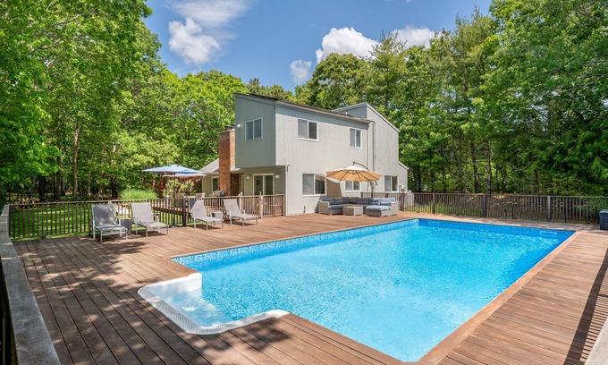 Quogue Maison | Hamptons Retreat w / Pool & Tennis - 90min de NYC