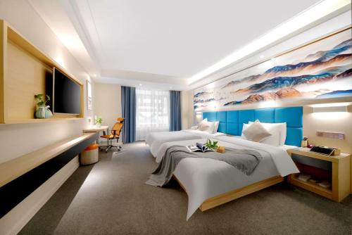 Nangang Qu Hôtel | Happy Manju Hotel-Harbin Haxi High-speed Railway West Station Wanda Plaza Branch