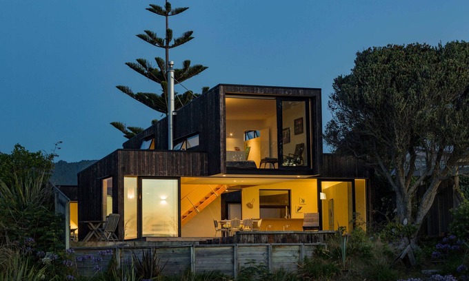 Waikanae Maison | Harakeke - primé, maison de vacances en bord de mer