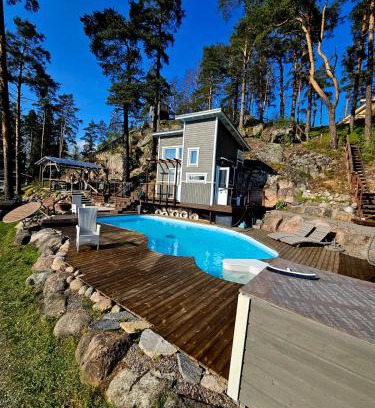 Tuusula Chalet De Ski | Harjula-vierasmaja, sauna ja allas Tuusulassa