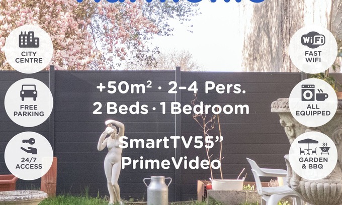 Verdun Appartement | Harmonie - Cosy Comfy 2Beds +50m² Central FastWiFi SmartTV55" PrimeVideo BBQ