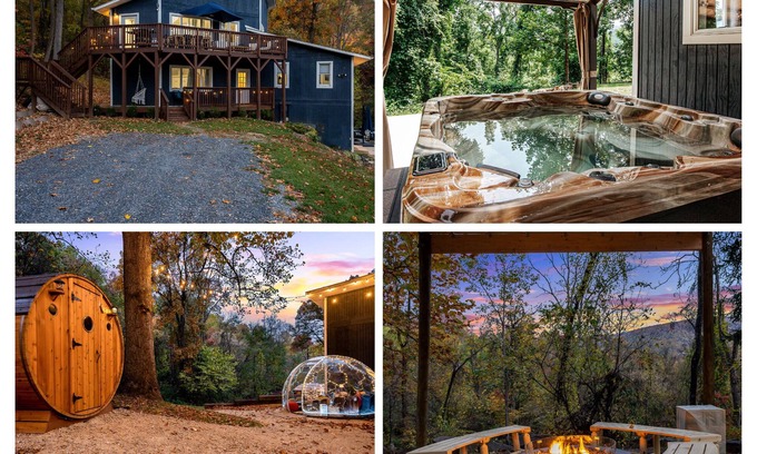 Front Royal Maison | Harmony Ridge Hideaway: 10 acre mountain retreat w/hot tub and sauna