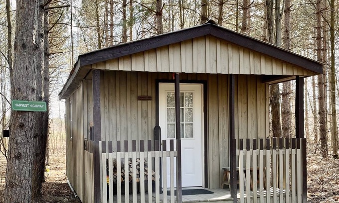 Prattsburgh Cabine | HARVEST MOON - ROMANTIC - OFF GRID - WINE TRAIL CABIN - Pet Friendly! 4 Seasons