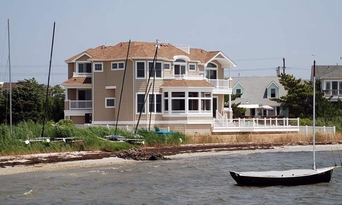 Harvey Cedars Maison | Harvey Cedars, NJ, Bayfront Compound avec piscine !!!