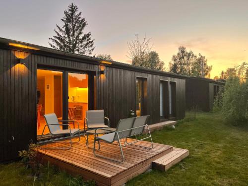 Joachimsthal Maison | Haus 1 am Grimnitzsee - erstklassiges Design, mit eigenem Garten und nah am See