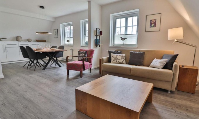 Langeoog Appartement | Haus Dünenblume - Wohnung 3