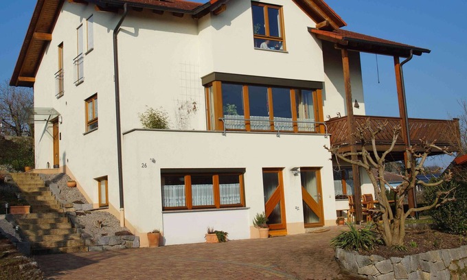 Ettenheim Appartement | Haus Schwarzwaldblick apartment with terrace/garden with view