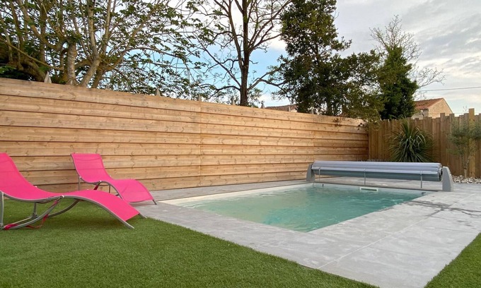 LʼAiguillon-sur-Mer Maison | Havre de Paix avec Piscine Chauffée priver - Séjour Idéal en Famille ou Amis