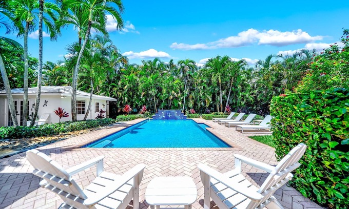 Lake Ida Shores Maison | Heated Pool! Close To Beach+Avenue! Quaint Style!