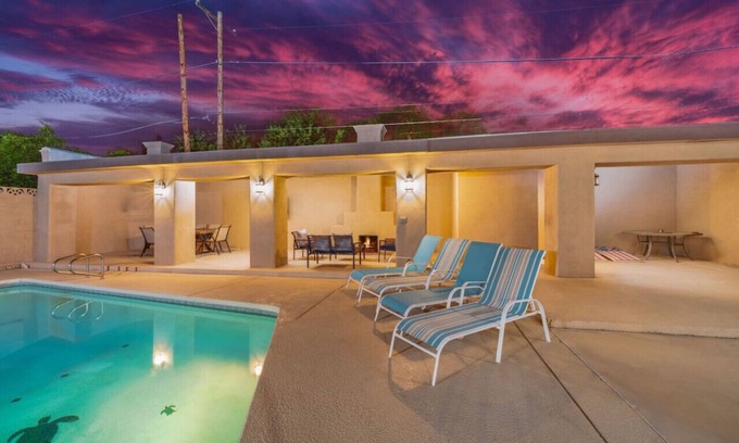 Mitman Maison | Heated Pool & Hot Tub | 4 BR 3+ BA | Central