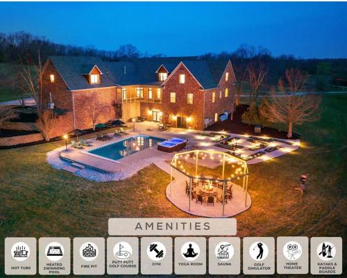 Frankfort Maison | Heated Pool, Hot Tub, Mini Golf, Theater-Sleeps 28