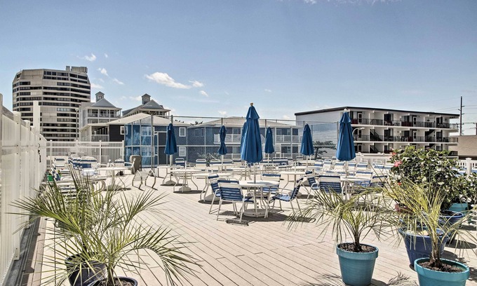Midtown Ocean City Appartement | Heated Pool + Views: Beachfront Ocean City Gem