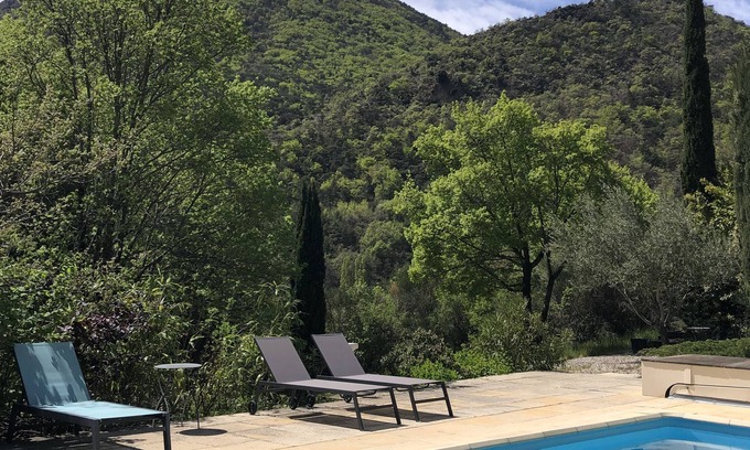Saint-Ferreol-Trente-Pas Appartement | Le paradis ! Studio de charme Douce Drôme 2 per,calme,plein sud, face M. Ventoux