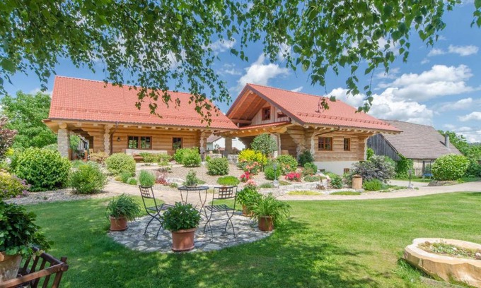 Tragweis Station Balnéaire | Heumanns Blockhaeuser am Wald
