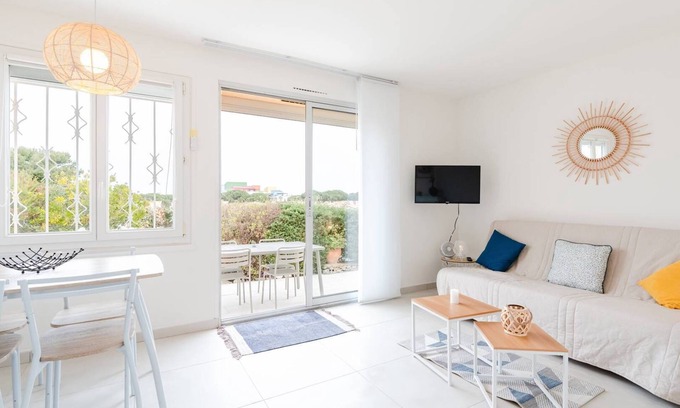 Gruissan Maison | HG-44 Pavillon 2 pièces climatisé GRUISSAN