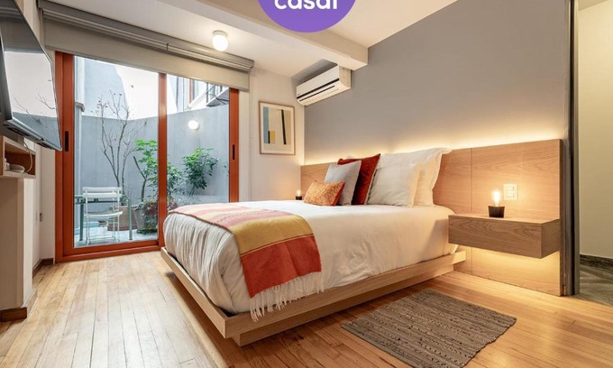 La Condesa Appartement | Hi Tech, Private 1 br in La Condesa with Terrace