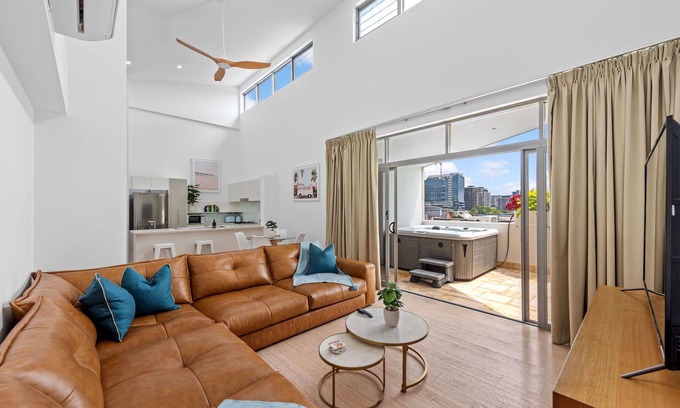 Fortitude Valley Appartement | Hidden Oasis! 2Bed/2Bath/1Car ~ 5mins to CBD