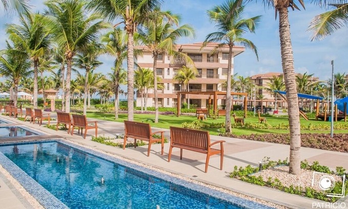 Aquiraz Appartement | Grand luxe BEACH PARK - MANDARA - 4 Chambres AR / TV - "PIED DANS LE SABLE"
