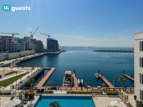 Dubai Appartement | HiGuests - Elegant 1BR Retreat with Sea View in La Rive