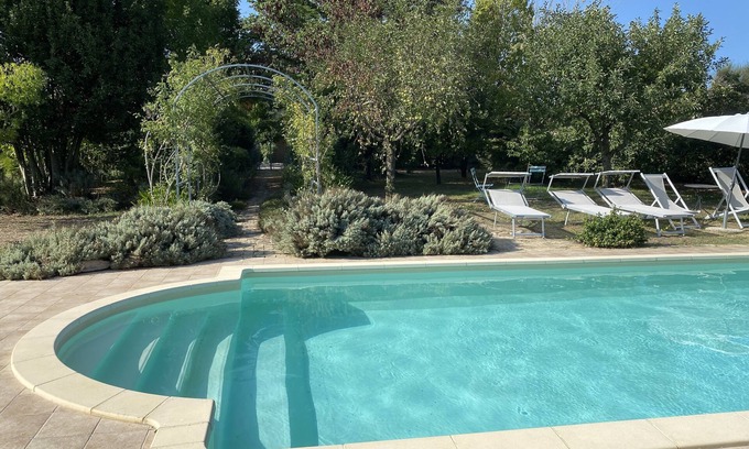 Belmonte Piceno Villa | Villa usage exclusif! Piscine, jardin et climatisation, vue époustouflante