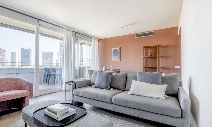 Diagonal Mar i el Front Maritim del Poblenou Appartement | Hip 22@ 2BR w/ Balcony, Pool & Gym, by Blueground