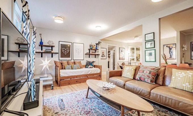 East End Appartement | Retraite jardin luxueux et branché pour familles, gourmets et aventuriers