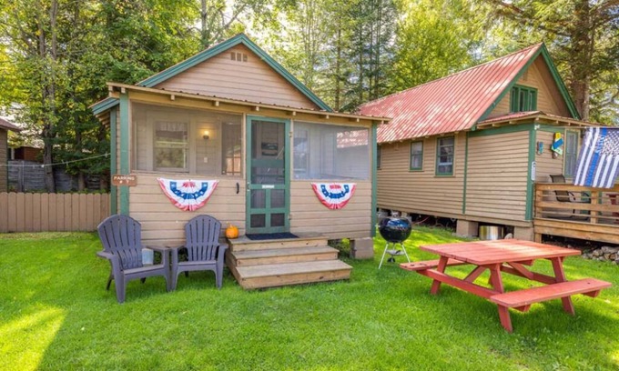 Inlet Cottage | Historic Adirondack Cottage, Just Steps from the 4th Lake Here at Stiefvater's